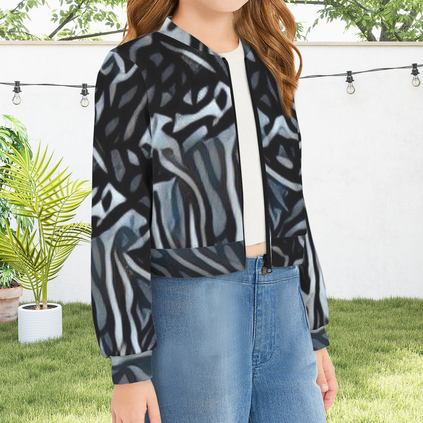 "Blackbird" Girl's Zip-Up Jacket