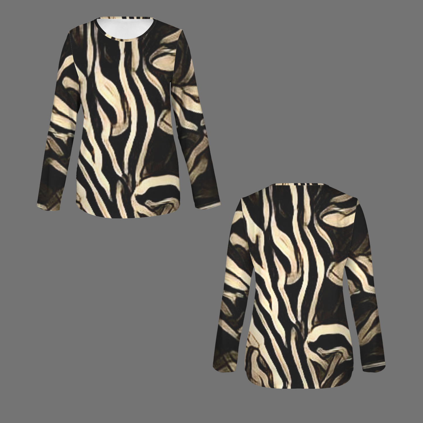 "Black Magic Woman" Long Sleeve, Loose fit Tee
