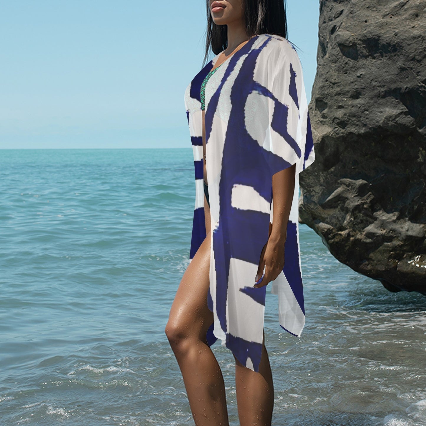 "Blue Bayou" Swimsuit Cover up